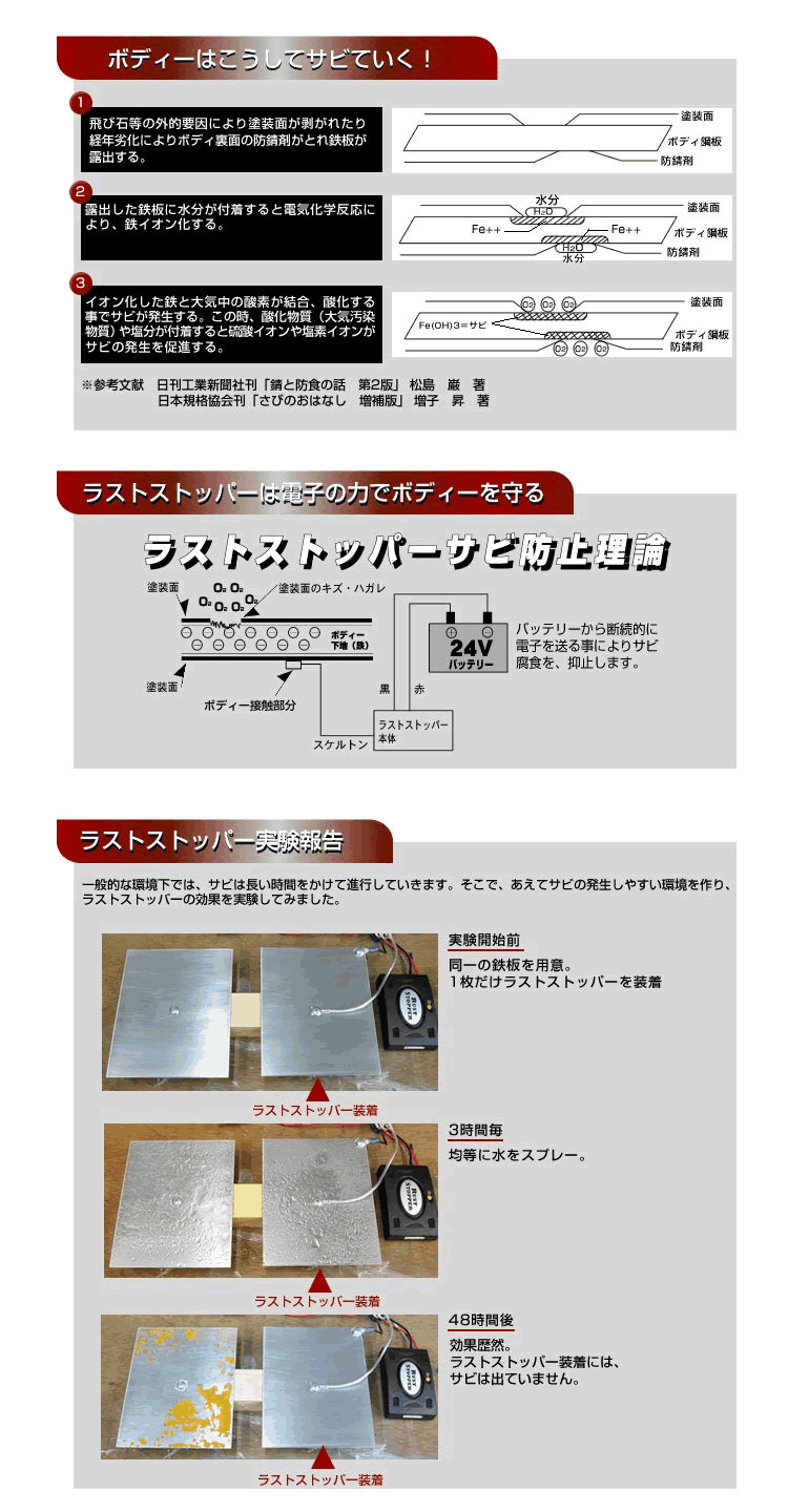 メーカー再生品 電子防錆システム RA12 24V 大型バス ショベル ローダー クレーン 建機 特殊車 10t 12t トラック ※RA12-1 