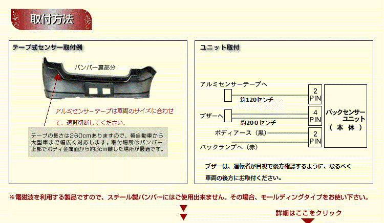 アシストバックセンサー コーナーセンサー パーキングセンサー フロントセンサー 自動車バックセンサー距離表示タイプ 電磁式バックセンサー 後付バックセンサー 後付パーキングセンサー 距離表示タイプ 高性能バックセンサー 穴あけ不要 ドリル不要 外観